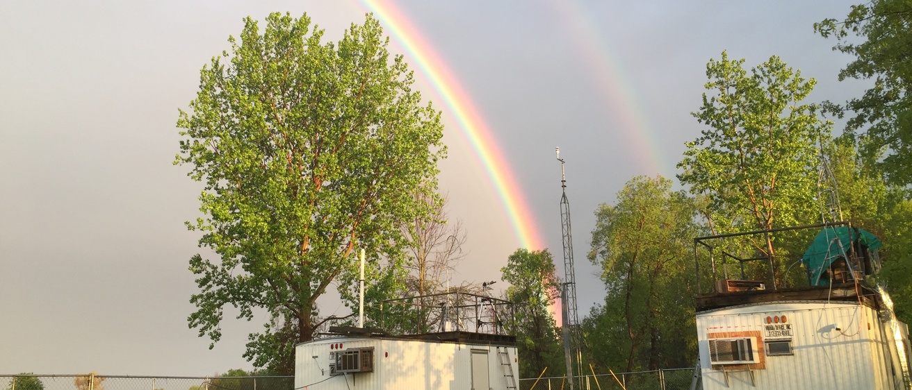 Rainbow at the LMOS 2017 Zion Site